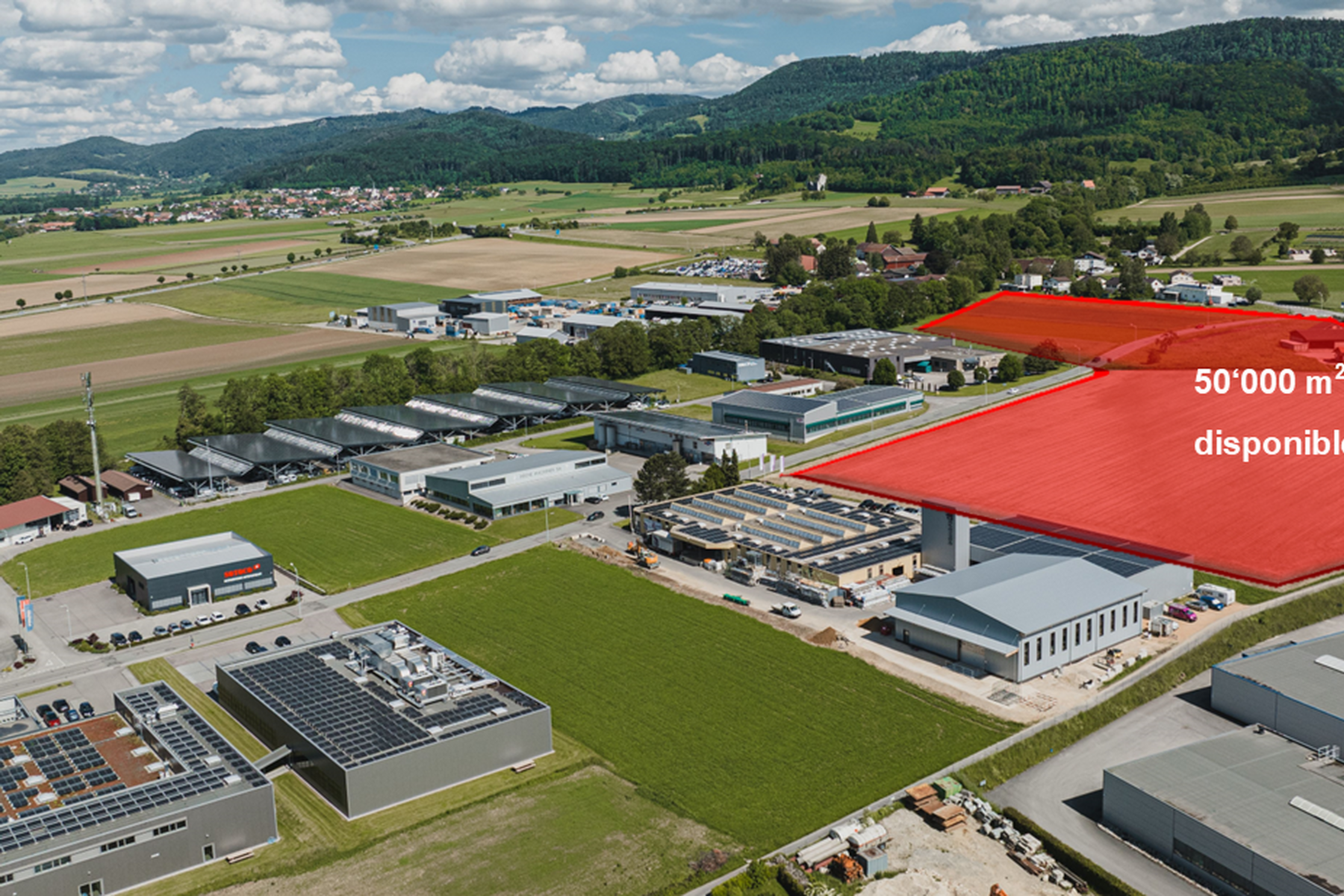 Courgenay - Sedrac 50'000 m2