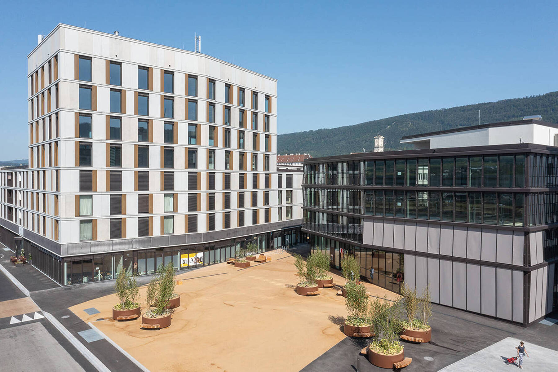 Delémont - place de la Gare
