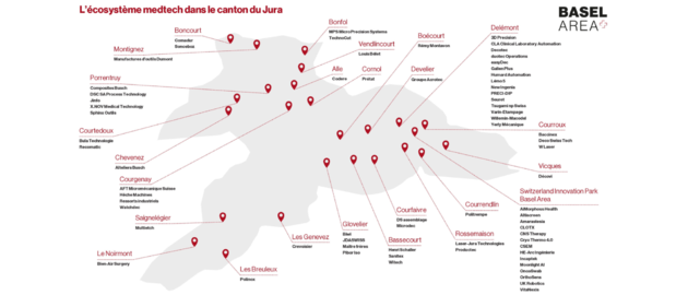 croissance remarquable pour les medtech dans le canton du Jura